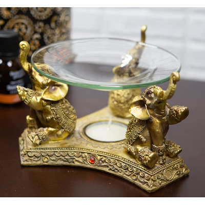 3.5'' H Glass Tabletop Tealight Holder