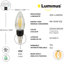 4 W (équivalent à 40 W), DEL B11, ampoule à intensité variable, culot E12 / candélabre à changement de couleur