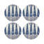 Sous-verres ronds en cuir Topkapi Garden-119015286