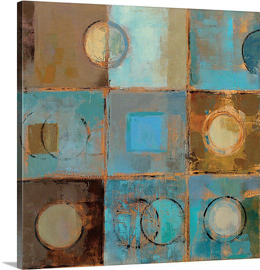 « pass way ii » par silvia vassileva,, reproduction d’art sur toile, H 24 po x l 24 po x P 1,25 po