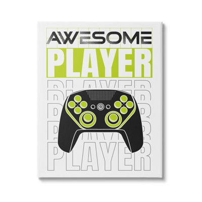 " Awesome Player Gaming Controller " by Angela Nickeas
