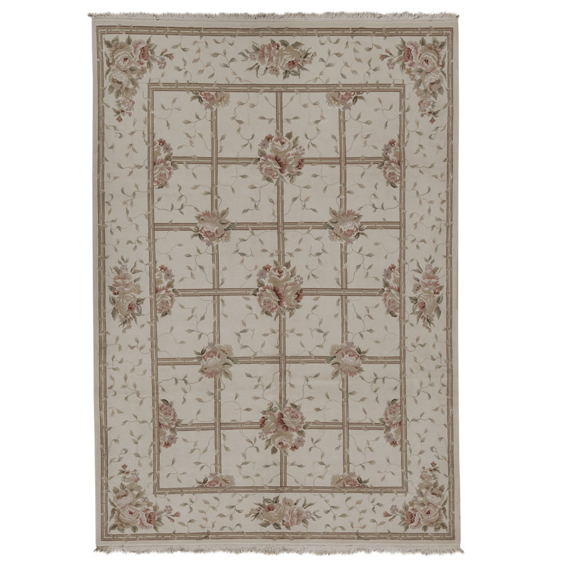 Tapis rectangulaire noué à la main