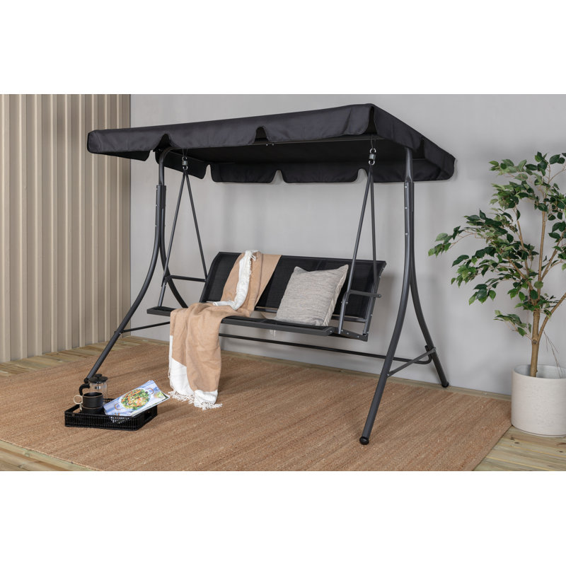 Aaronae 3 Person Porch Swing with Canopy