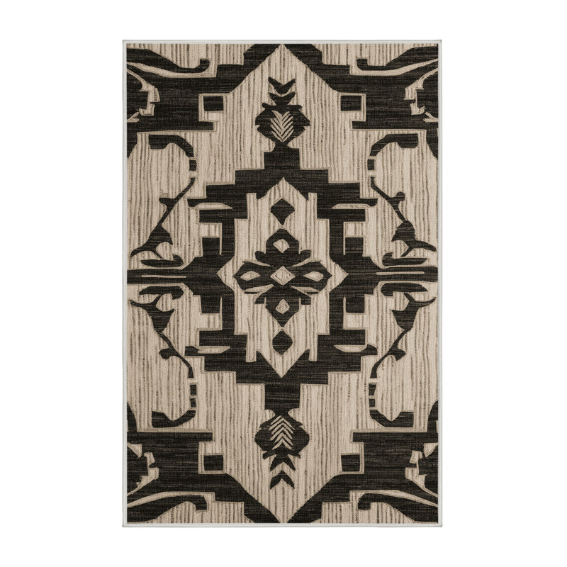  Tapis hawaïen lavable Kapa, Rectangle 4pi x 6 pi