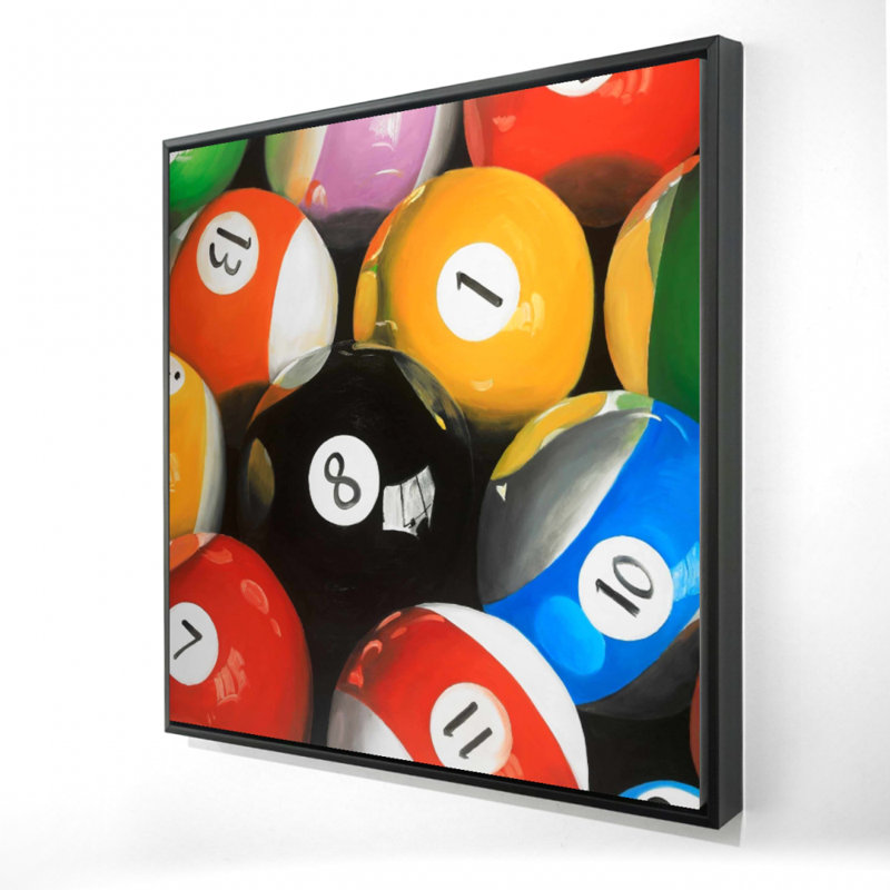 " Pool Balls Closeup "