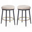 Tabourets de comptoir en bois rembourrés Farmhouse-1354652656