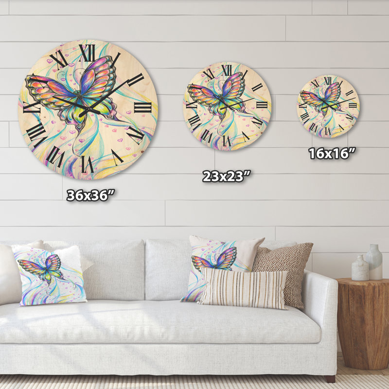 Horloge murale Iridiscent, Grand