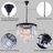 Hallum 19.7" W 7-Light Dimmable Tiered Chandelier-136675435