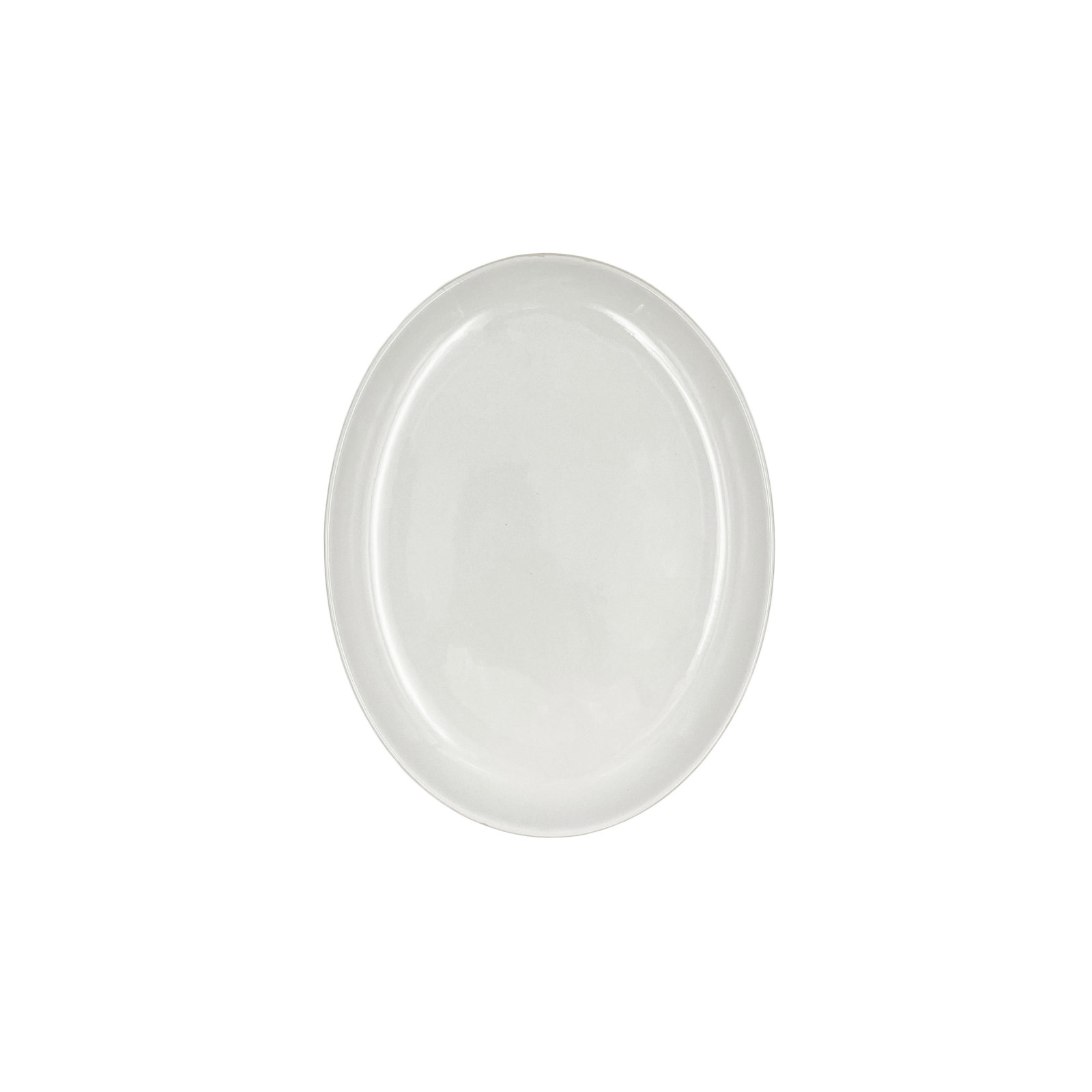 Shell Bisque Porcelain Platter, White, Large