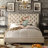 Winston Porter Fabric Upholstered Bed Frame with Adjustable Headboard-1021784459-1021784454
