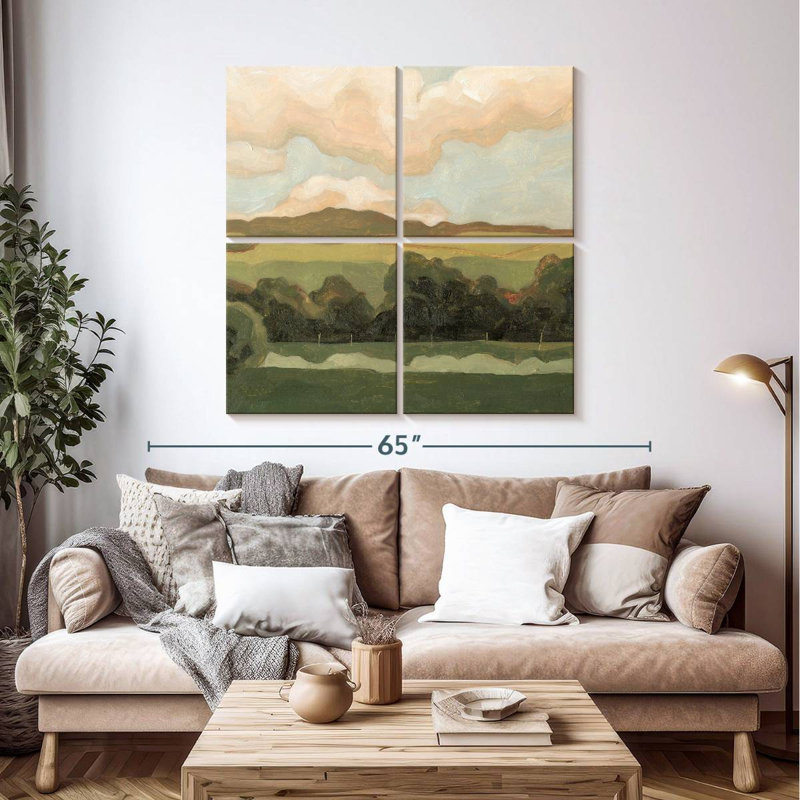 Alvord Ochre Evening I, 45" H x 45" W