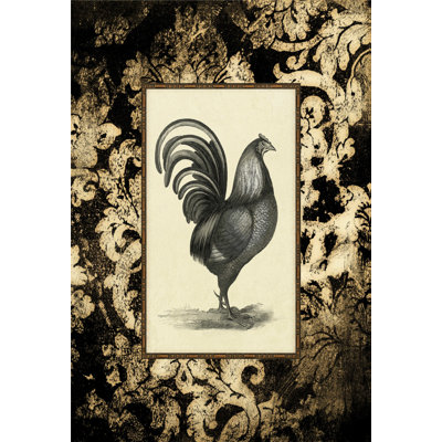 " Black N White Rooster "