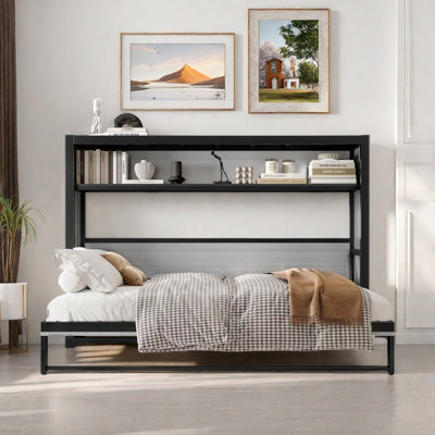 Lit escamotable avec tablettes Murphy