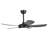 Modern 42" Black 5-Blade Dimmable Ceiling Fan with Lights And Remote Control, Quick-Install Blades, Easy Installation, 3CCT LED Lights, 6 Reversibles DC Motor, Timer, 4"/10" Downrods