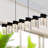 Sorrento 40-in 7-Light Height Adjustable ETL Certified Integrated LED Linear Chandelier