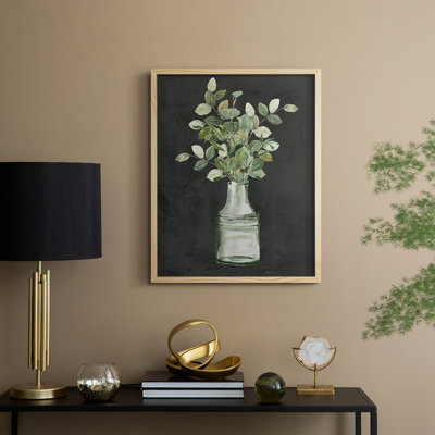 Artisanal Bouquet I, reproduction encadrée - bois massif