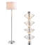 Lara 60.5'' Chrome Traditional Floor Lamp