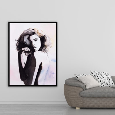«Almost Nude», reproduction sur toile