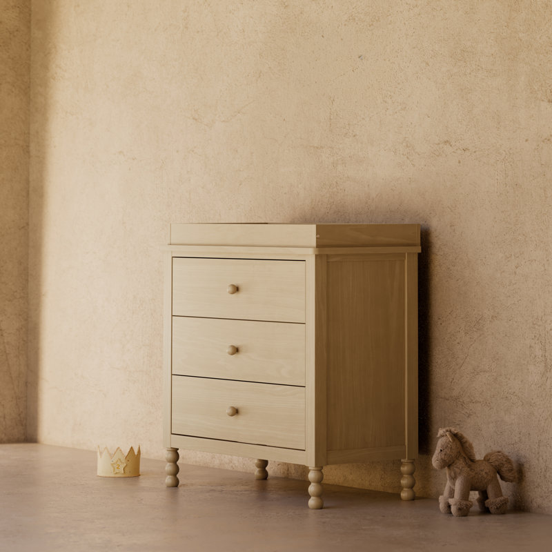 Rio 3 Drawer Chest With Changing Topper, Driftwood