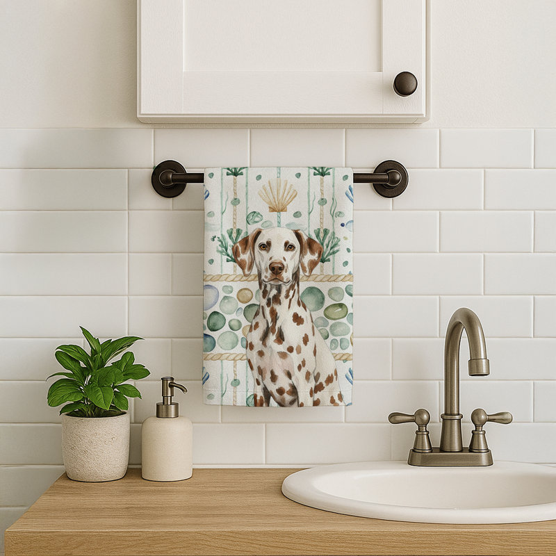 Serviette de cuisine en verre Sea Dalmatian, Foie dalmatien