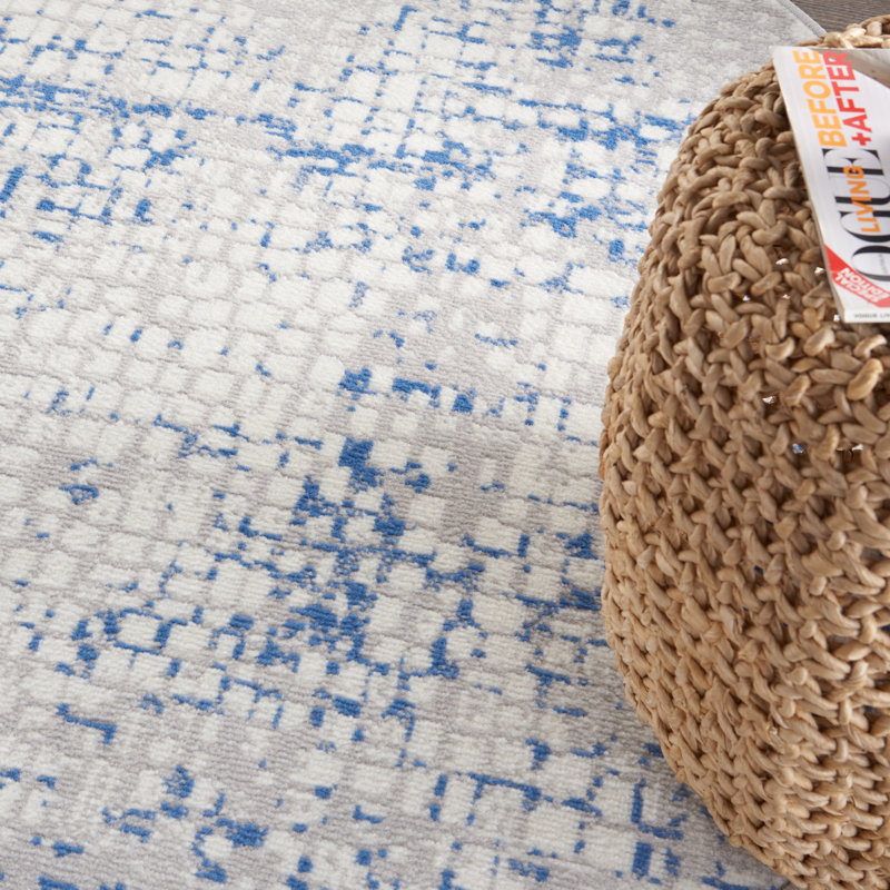 Bri Abstract Area Rug, Rectangle 8'4" x 11'6"