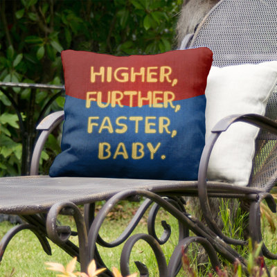 Coussin décoratif d’intérieur/d’extérieur femme power hero