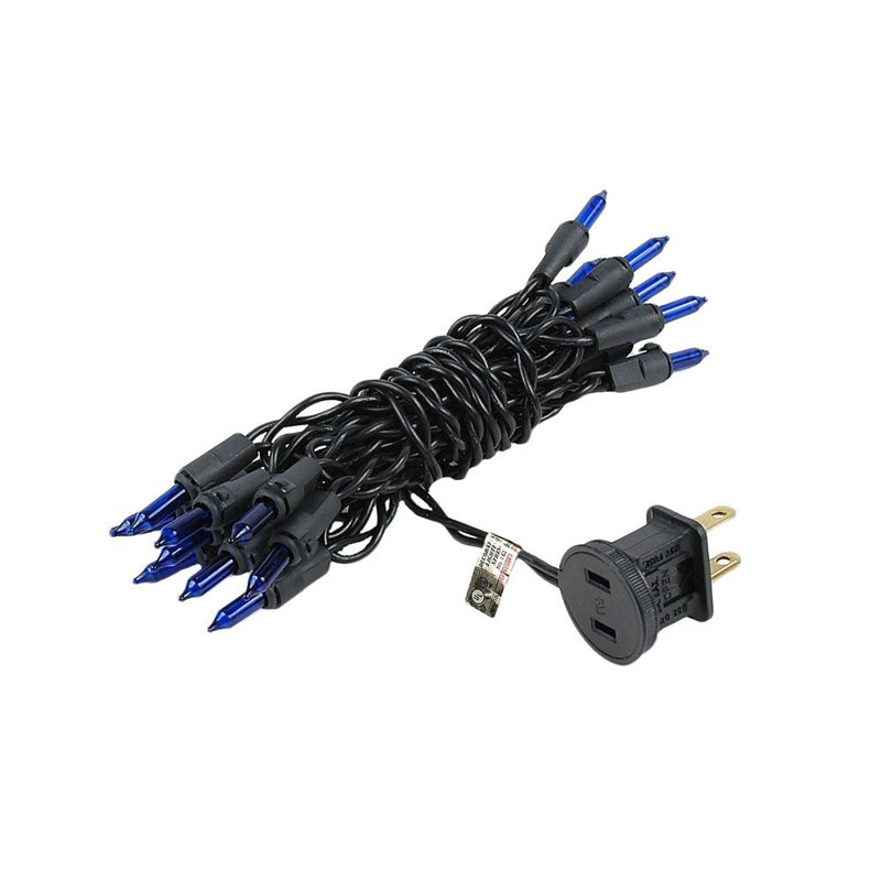 Mini-chaîne 20 ampoules pour l’extérieur 8,5' Pitman, Rose, Noir