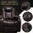 Adjustable Power Recliner, Genuine Leather Comfort, Modern Home Relaxation