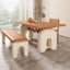 Table de salle à manger Burlywood-184547070