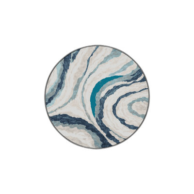 Machine Washable Gray Area Rug