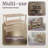 Lavish Home Shoe Storage Rack - 3-Tier Wood Shoe Organizer for Closet, Bathroom, Entryway - Footwear Shelf Holds 9 Pairs Sneakers or Boots