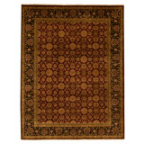 Handmade Silk and Wool Area Rug