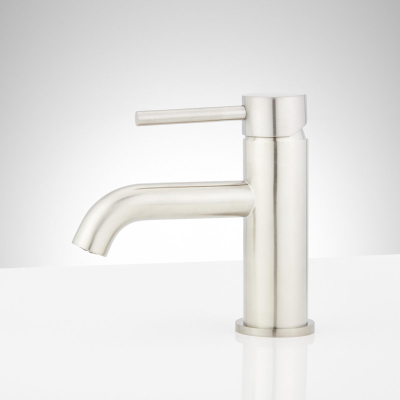 Lexia 1.2 GPM Single Hole Bathroom Faucet, Brushed Nickel