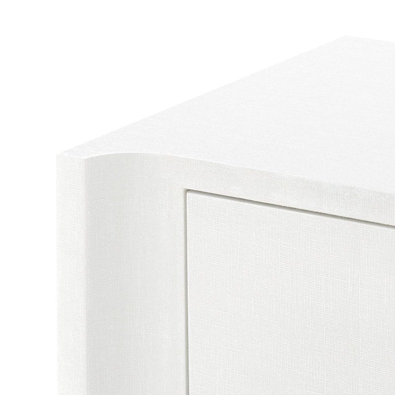 Audrey 71 in. W Sideboard, White, Bronze, No