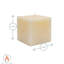 Vanilla Scented Pillar Candle