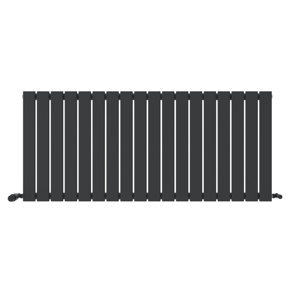 iBathUK Belgravia Horizontal Single Slim Flat Panel Radiator