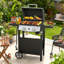 Barbecue au propane en acier inoxydable à 2 brûleurs R.W.FLAME 20 000 BTU - noir, avec couvercle, roues et thermomètre - Barbecue d'extérieur