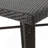 32" Square Wicker Bar Table