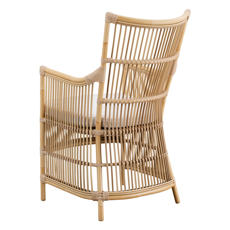 Fauteuil Davinci, Toile blanche, Naturel