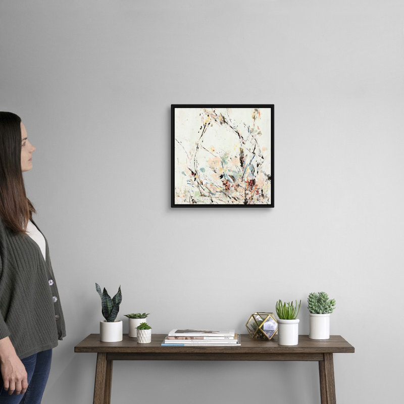 «Afprès Walk I» par Jodi Maas, reproduction d'art sur toile, H 18 po x l 18 po x P 1,75 po, Cadre flottant noir