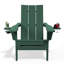 Chaise Adirondack pliante Wolak avec porte-gobelet-762678911
