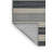 Washable Stone Light Gray Striped Area Rug-385314500
