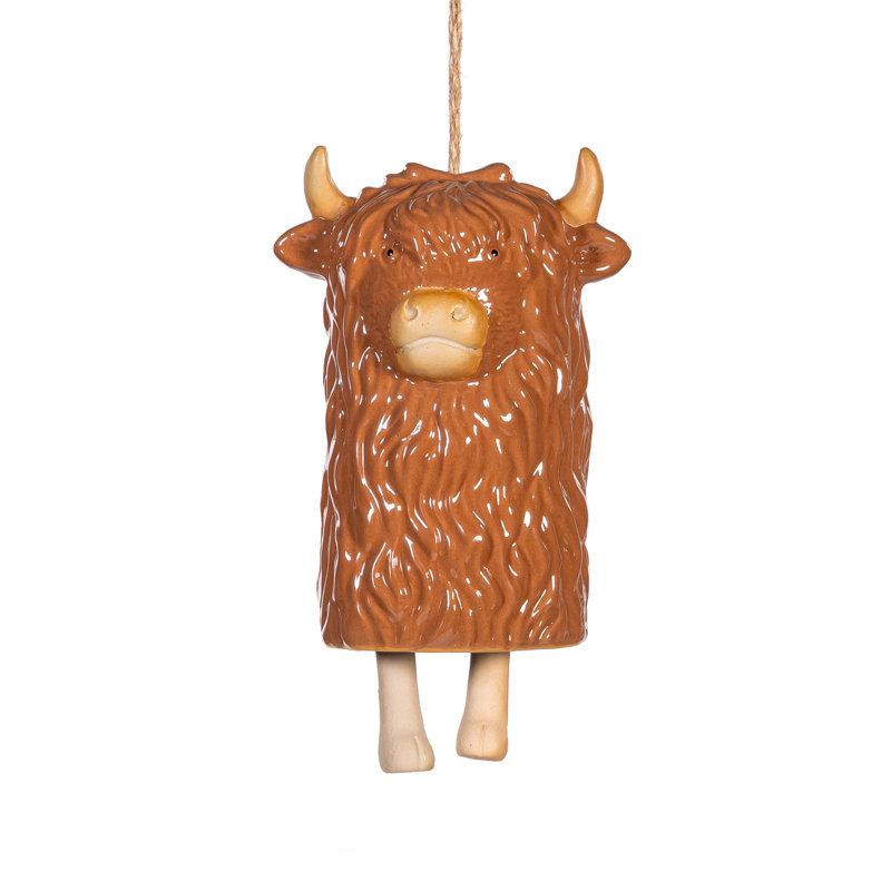 Cloche de jardin Highland Cow, 6 po