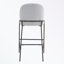 Ensemble de 2 tabourets de bar rembourrés en métal avec repose-pieds-399452073-399452074