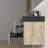 48" Double Bathroom Vanity Wall-mounted Floating vanities with Black Resin Stone Top,2 Drawers Modern-291920888