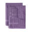 Ensemble de serviettes 6 pièces Willow - 100% coton peigné, qualité supérieure 630 g / m², mauve, ultra-doux et très absorbant-2017717097-2017717011