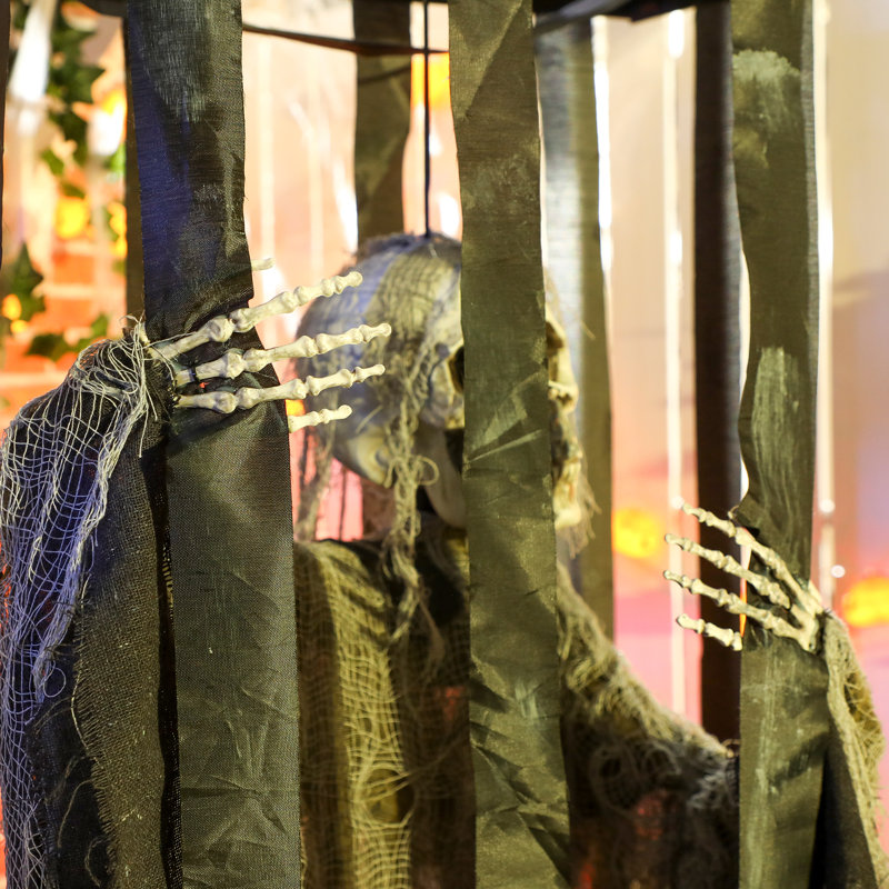 Décoration d'Halloween animée, faucheuse animatronique