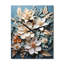 Élégant papier mâché Plumeria Blooms - Très grandes horloges murales Plumeria-1748005106