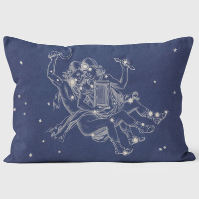 Gemini Zodiac Sign - "Starry - Starry Night" Cushion