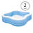 Intex Square Inflatable Pool 22 H x 90 W x 90 L
